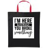 Varsity cotton shopper short handle Thumbnail