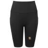 Women’s TriDri® ribbed seamless '3D Fit' cycle shorts Thumbnail